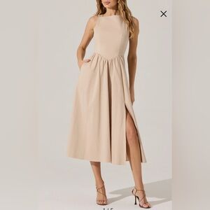 Women’s Sleeveless Astr The Label Bow Back A-Line Dress Size M